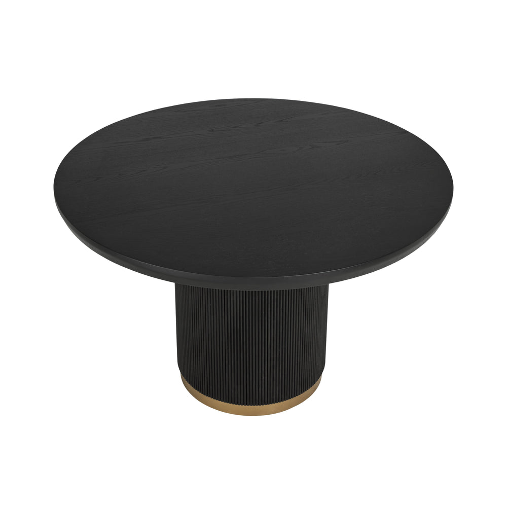 Kalla Dining Table Round - Charcoal - 48"