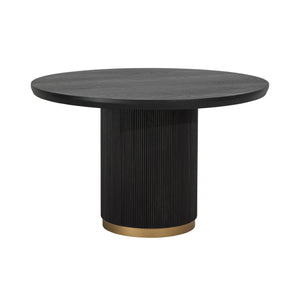 Kalla Dining Table Round - Charcoal - 48"