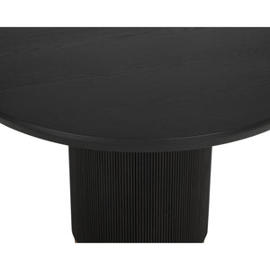 Kalla Dining Table Round - Charcoal - 48"