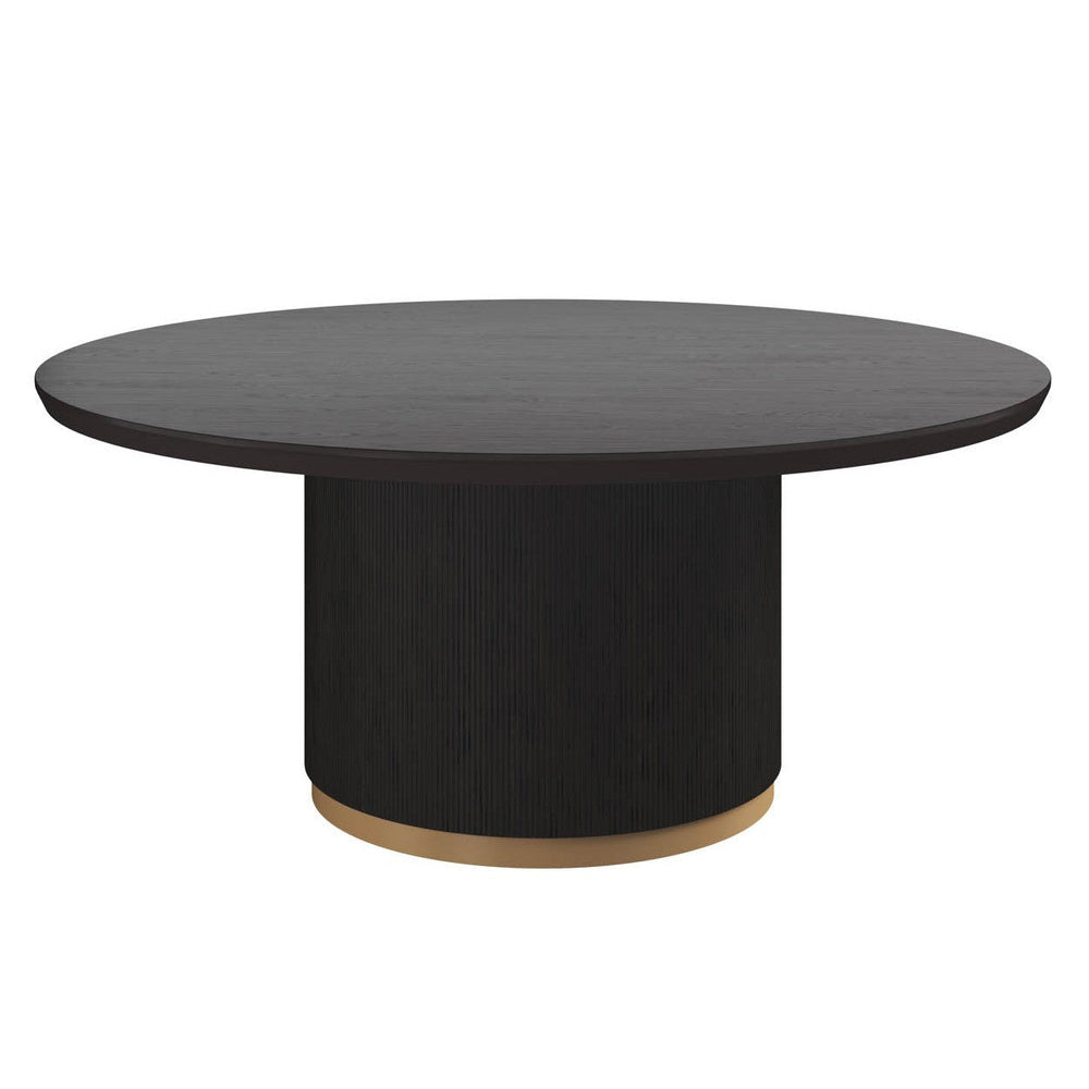 Kalla Dining Table Round - Charcoal - 68"
