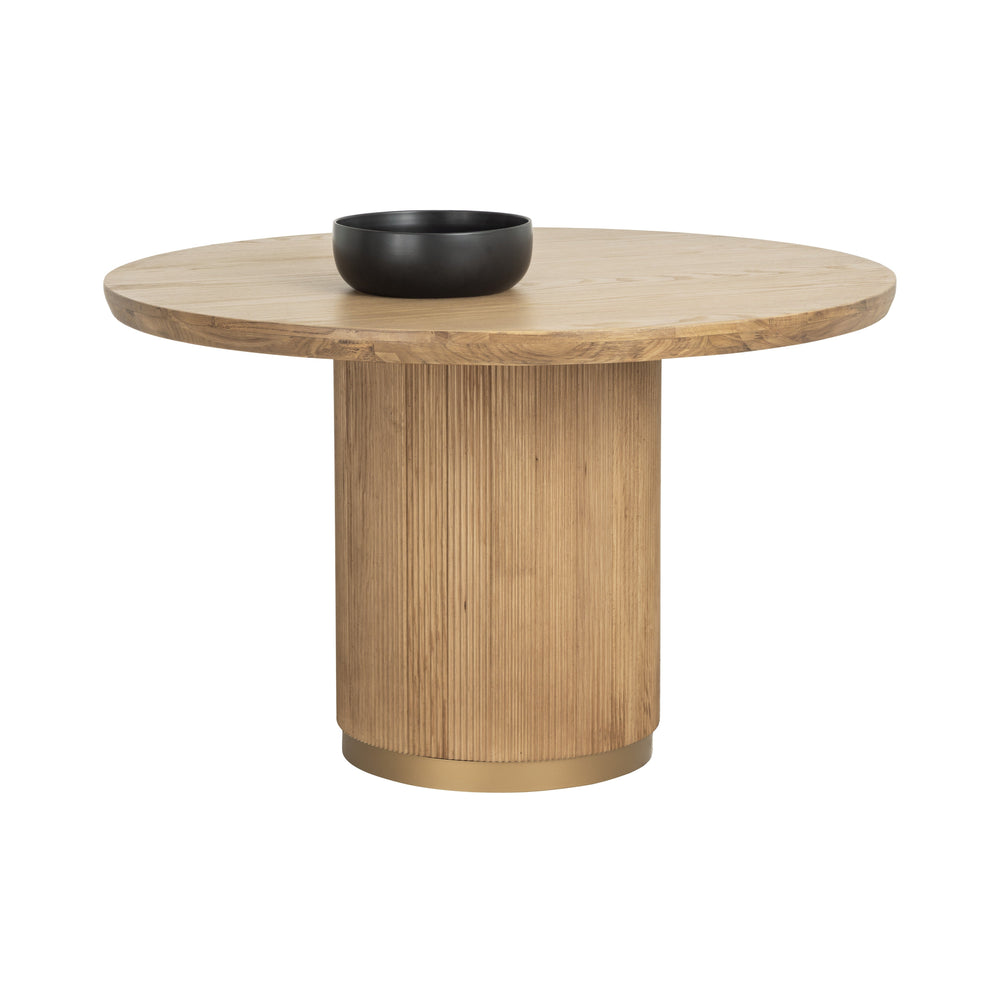 Kalla Dining Table Round - Rustic Oak - 48"