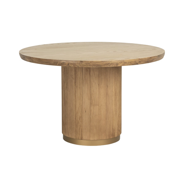 Kalla Dining Table Round - Rustic Oak - 48"