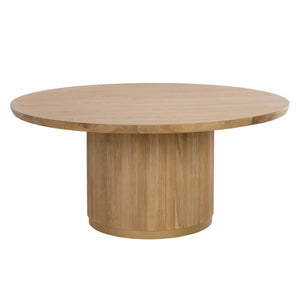 Kalla Dining Table Round - Rustic Oak - 68"