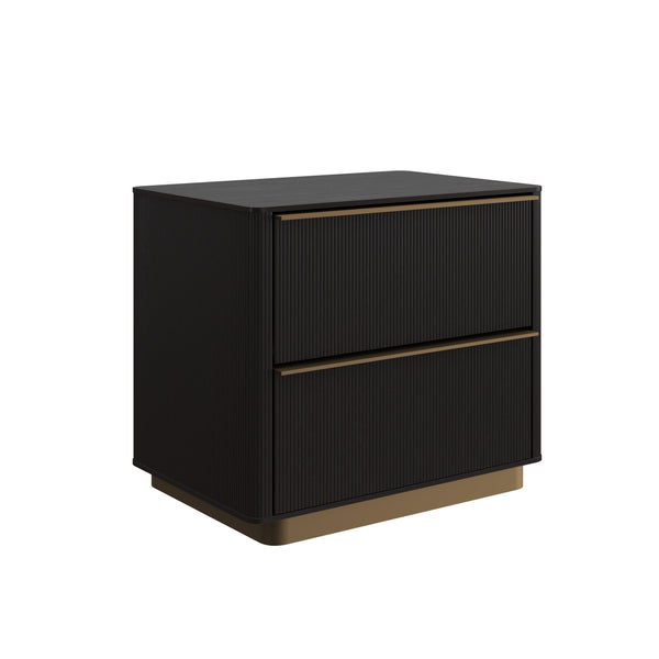 Kalla Nightstand - Charcoal