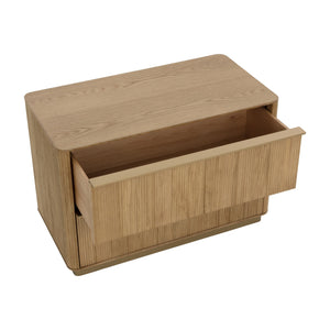 Kalla Nightstand Large - Rustic Oak