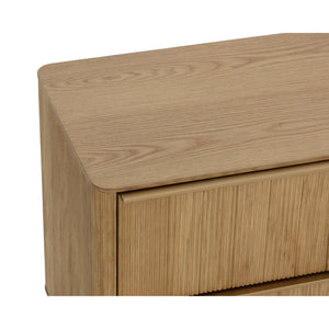 Kalla Nightstand Large - Rustic Oak