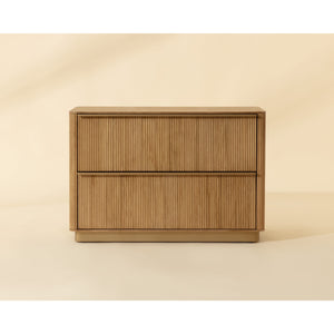 Kalla Nightstand Large - Rustic Oak