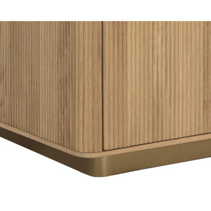 Kalla Nightstand - Rustic Oak