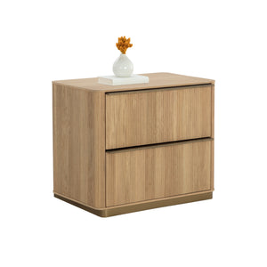 Kalla Nightstand - Rustic Oak