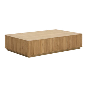 Kalla Rectangular Coffee Table - Rustic Oak
