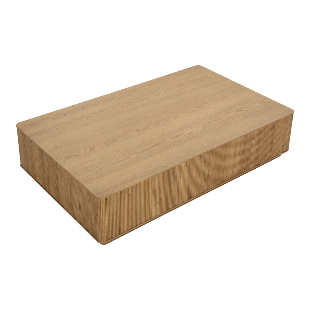 Kalla Rectangular Coffee Table - Rustic Oak