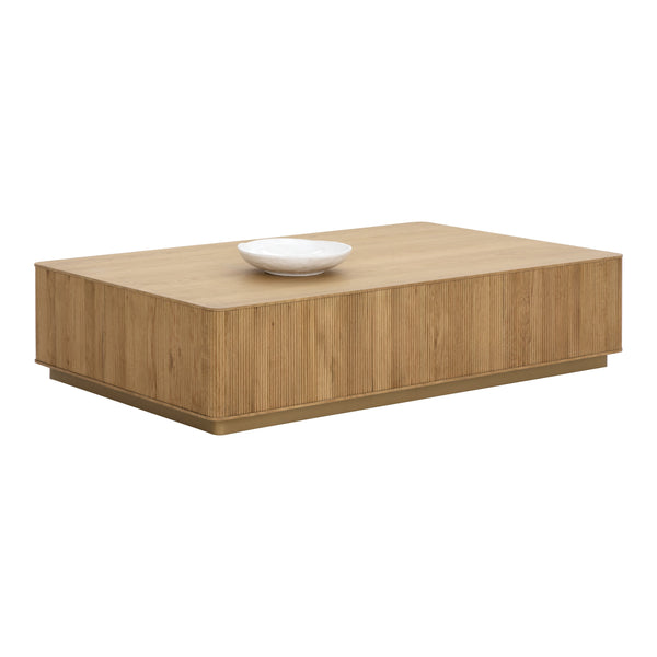 Kalla Rectangular Coffee Table - Rustic Oak