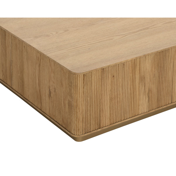 Kalla Rectangular Coffee Table - Rustic Oak