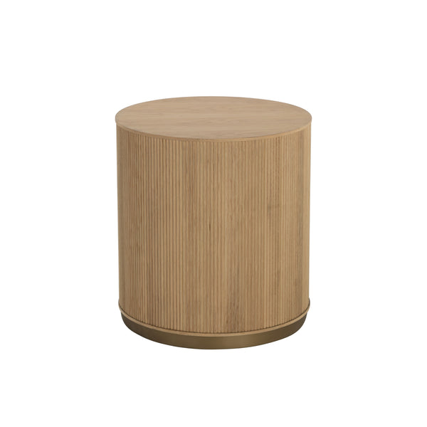 Kalla Side Table - Rustic Oak