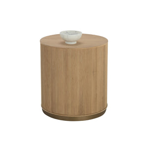 Kalla Side Table - Rustic Oak