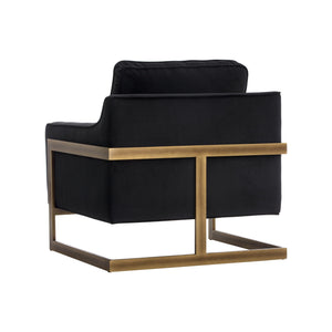 Kalmin Lounge Chair - Abbington Black