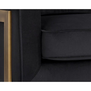 Kalmin Lounge Chair - Abbington Black