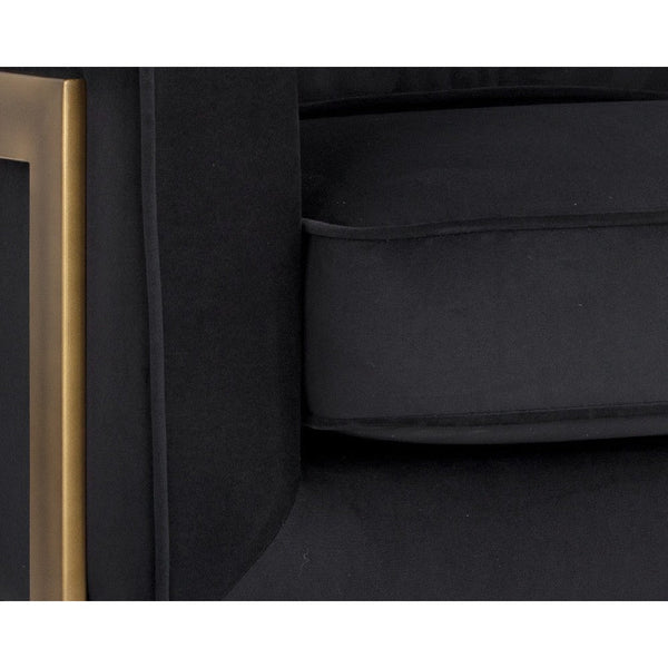 Kalmin Lounge Chair - Abbington Black