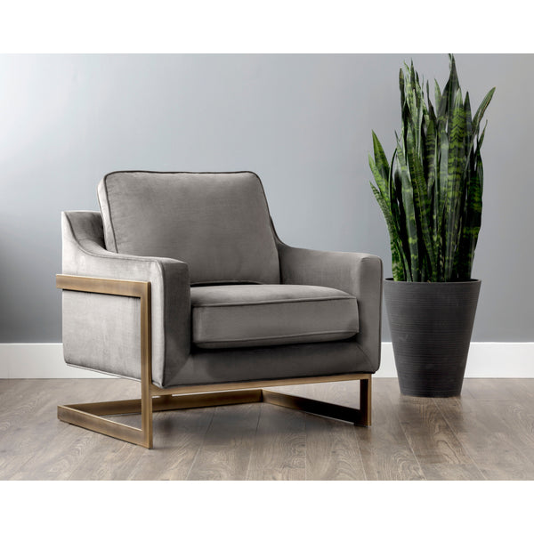 Kalmin Lounge Chair - Piccolo Pebble