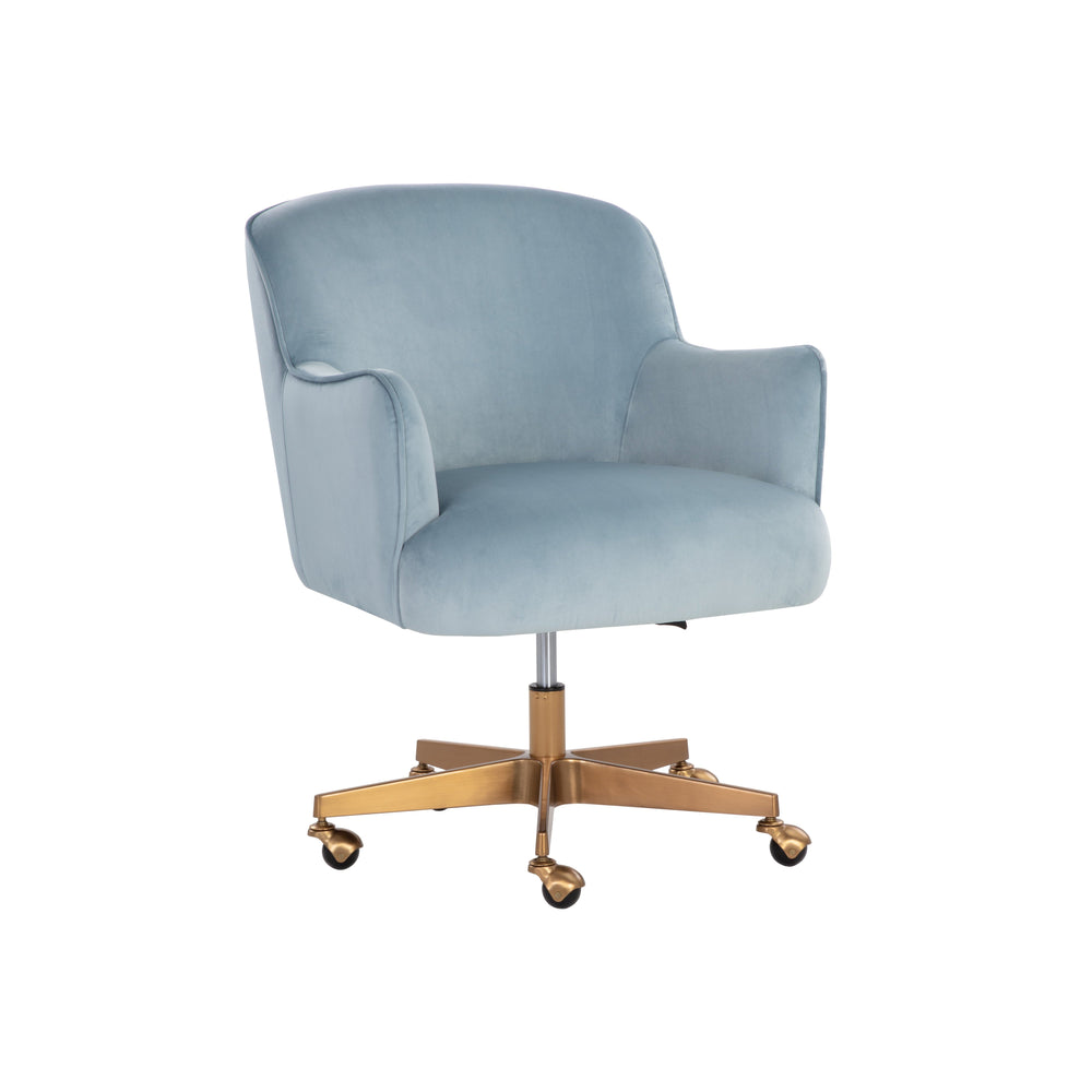Karina Office Chair - Cornflower Blue Sky