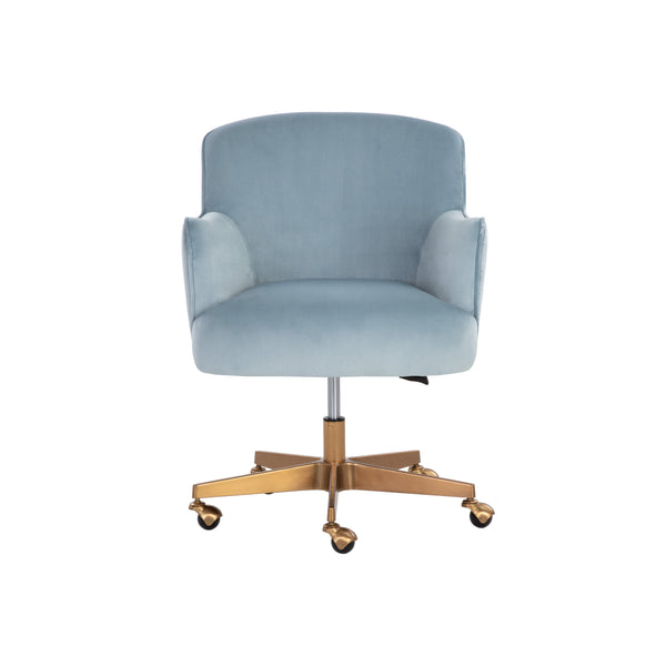 Karina Office Chair - Cornflower Blue Sky