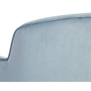 Karina Office Chair - Cornflower Blue Sky