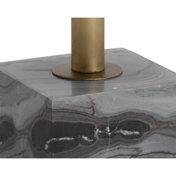 Kata Bar Table - Grey Marble