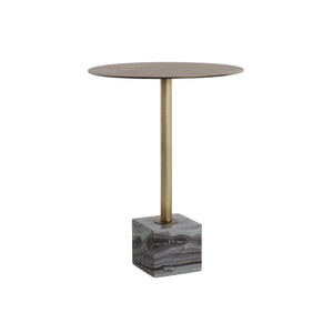 Kata Bar Table - Grey Marble