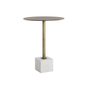 Kata Bar Table - White Marble
