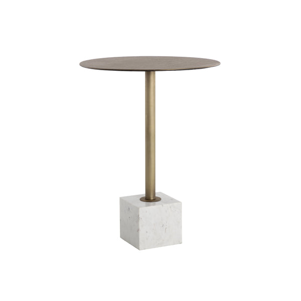 Kata Bar Table - White Marble