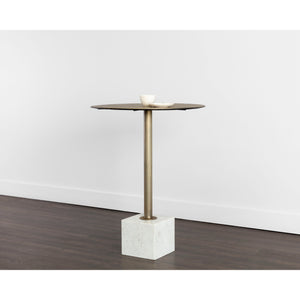 Kata Bar Table - White Marble