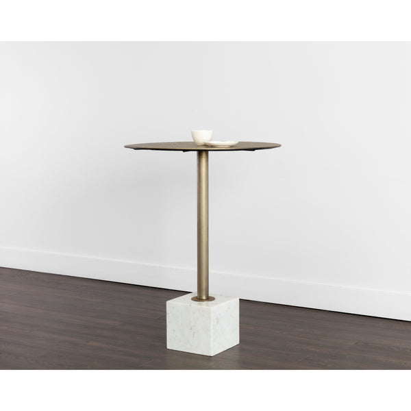 Kata Bar Table - White Marble