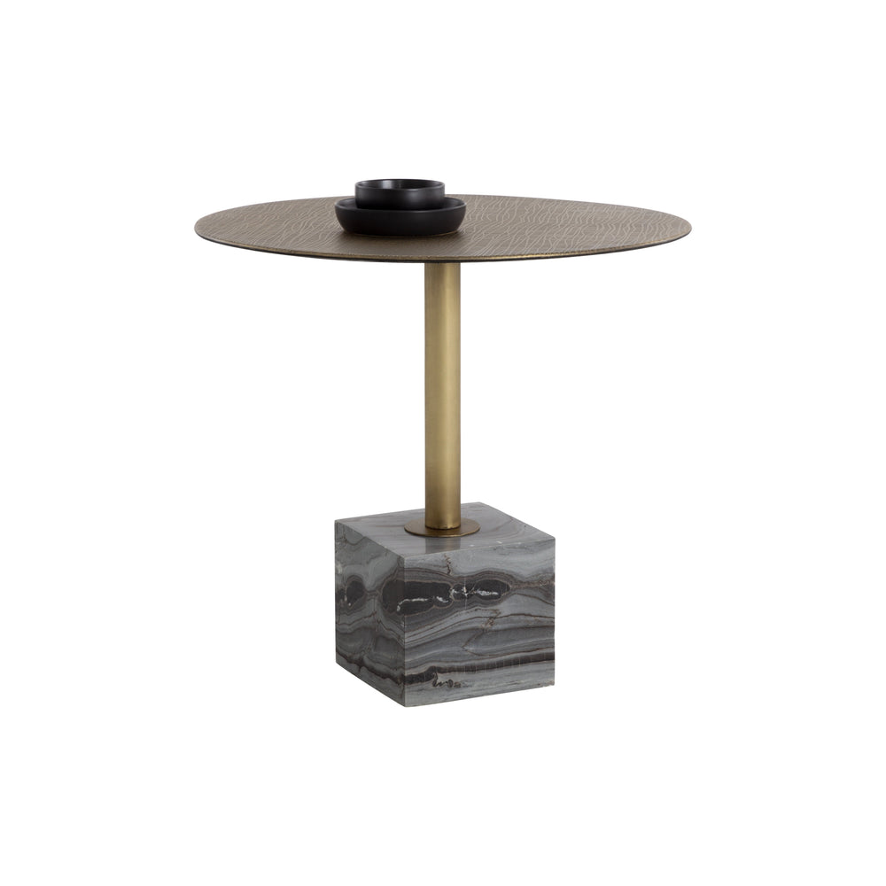 Kata Bistro Table - Grey Marble - 32"