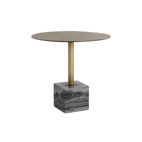 Kata Bistro Table - Grey Marble - 32"