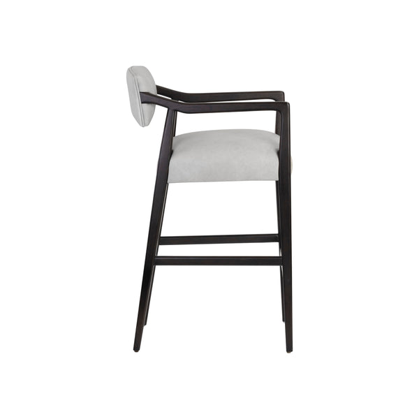 Keagan Barstool - Saloon Light Grey Leather