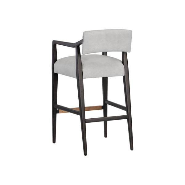 Keagan Barstool - Saloon Light Grey Leather