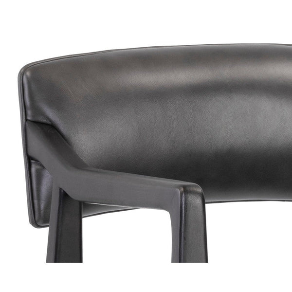Keagan Counter Stool - Brentwood Charcoal Leather
