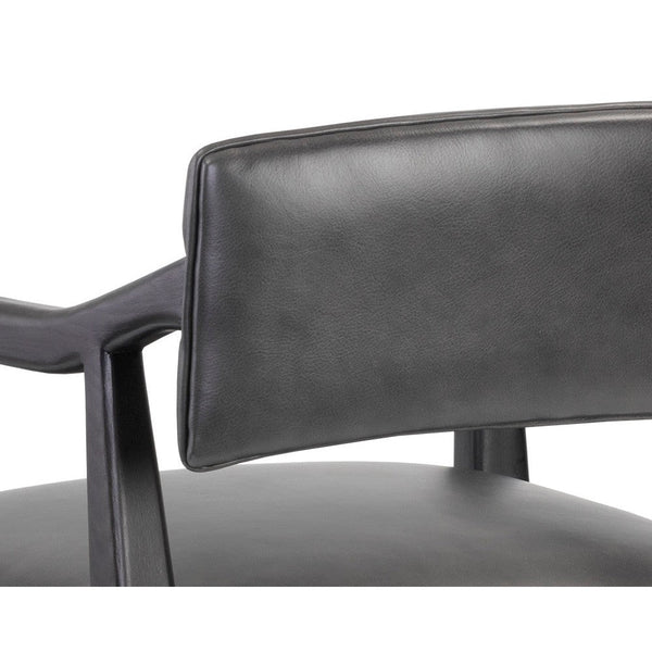 Keagan Counter Stool - Brentwood Charcoal Leather