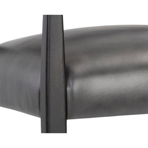 Keagan Counter Stool - Brentwood Charcoal Leather