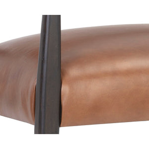 Keagan Lounge Chair - Shalimar Tobacco Leather