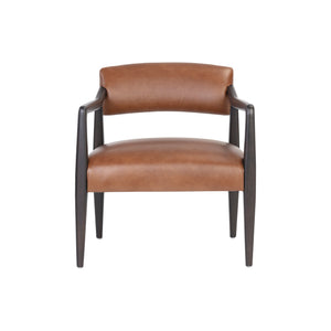 Keagan Lounge Chair - Shalimar Tobacco Leather