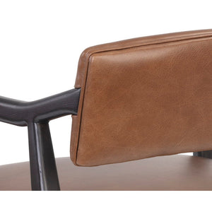 Keagan Lounge Chair - Shalimar Tobacco Leather