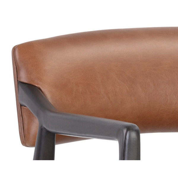 Keagan Lounge Chair - Shalimar Tobacco Leather