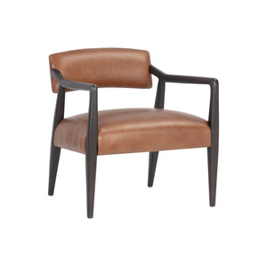 Keagan Lounge Chair - Shalimar Tobacco Leather