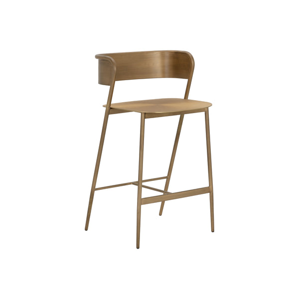 Keanu Counter Stool - Antique Gold