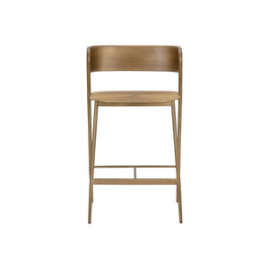 Keanu Counter Stool - Antique Gold