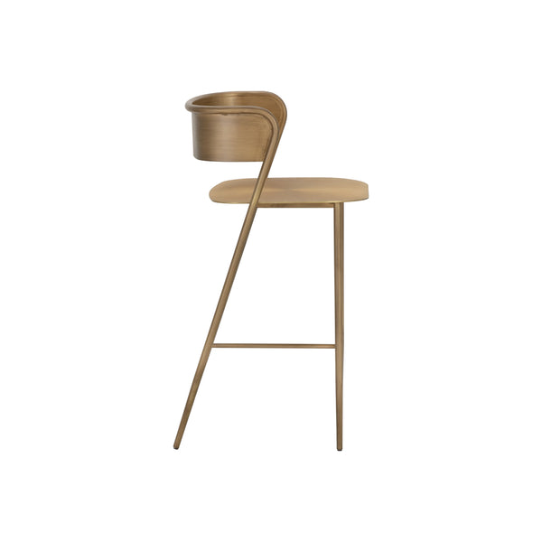 Keanu Counter Stool - Antique Gold