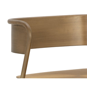 Keanu Counter Stool - Antique Gold