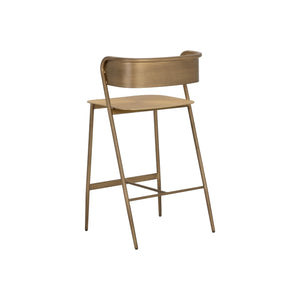 Keanu Counter Stool - Antique Gold