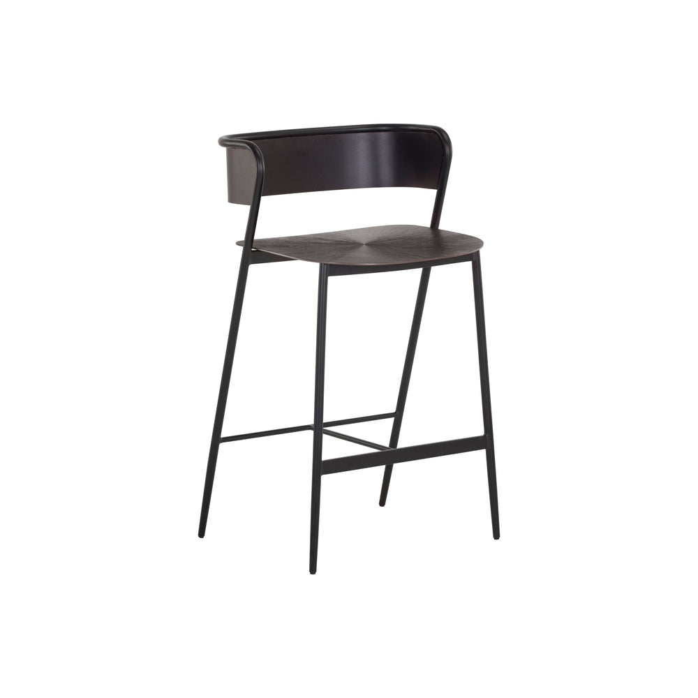 Keanu Counter Stool - Gunmetal